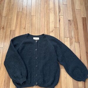 Navy Blue Cardigan Sweater